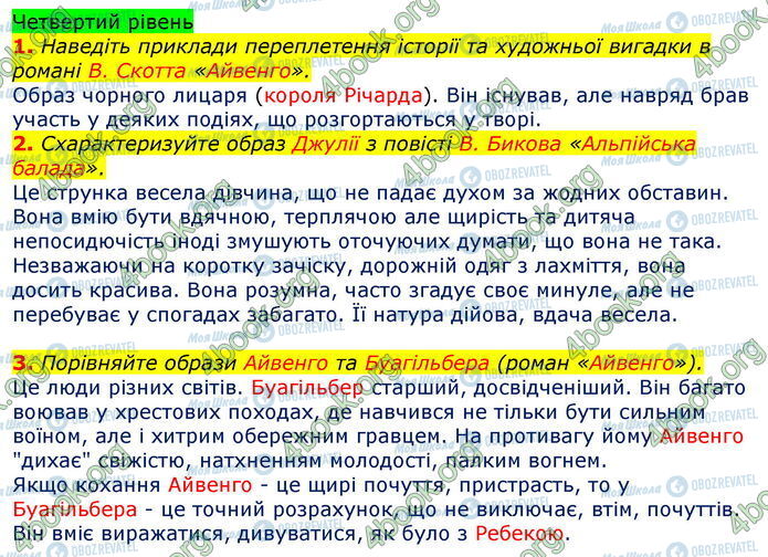 ГДЗ Зарубежная литература 7 класс страница Стр.113 (4)